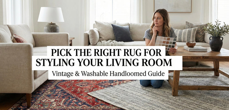 How to Pick the Right Rug for Styling Your Living Room (The Authentic Guide)