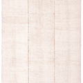 Dark mustard shaggy wool rug with a high-pile texture, handwoven design, and subtle vertical striped detailing.