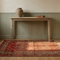 Persian Style Doormat Rug in a styled room