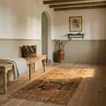 Turkish Runner Rug in a styled room
