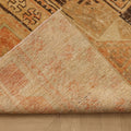 Vintage Malatya Turkish Runner Rug 3x10 ft — Orange & Beige Distressed