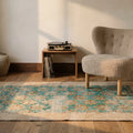 Turkish Area Rug in a styled room
