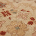 Vintage Isparta Turkish Runner Rug 2x8 ft — Beige & Red Floral