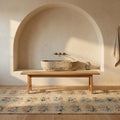 Turkish Runner Rug in a styled room