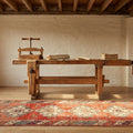 Turkish Runner Rug in a styled room