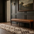 Persian Style Runner Rug in a styled room