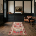 Persian Style Runner Rug in a styled room
