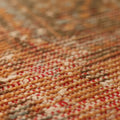 Vintage Konya Turkish Runner Rug 2x11 ft — Orange & Brown Geometric