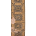 Vintage Konya Turkish Runner Rug 3x10 ft — Beige & Brown Geometric
