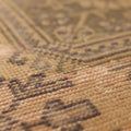 Vintage Konya Turkish Runner Rug 3x10 ft — Beige & Brown Geometric