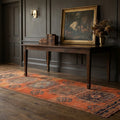Turkish Runner Rug in a styled room