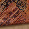 Vintage Konya Turkish Runner Rug 3x10 ft — Orange & Blue Floral