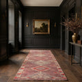 Persian Style Runner Rug in a styled room