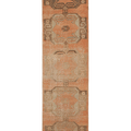 Vintage Malatya Turkish Runner Rug 2x11 ft — Orange & Brown Geometric (No. 21220)