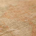 Vintage Malatya Turkish Runner Rug 2x11 ft — Orange & Brown Geometric (No. 21220)