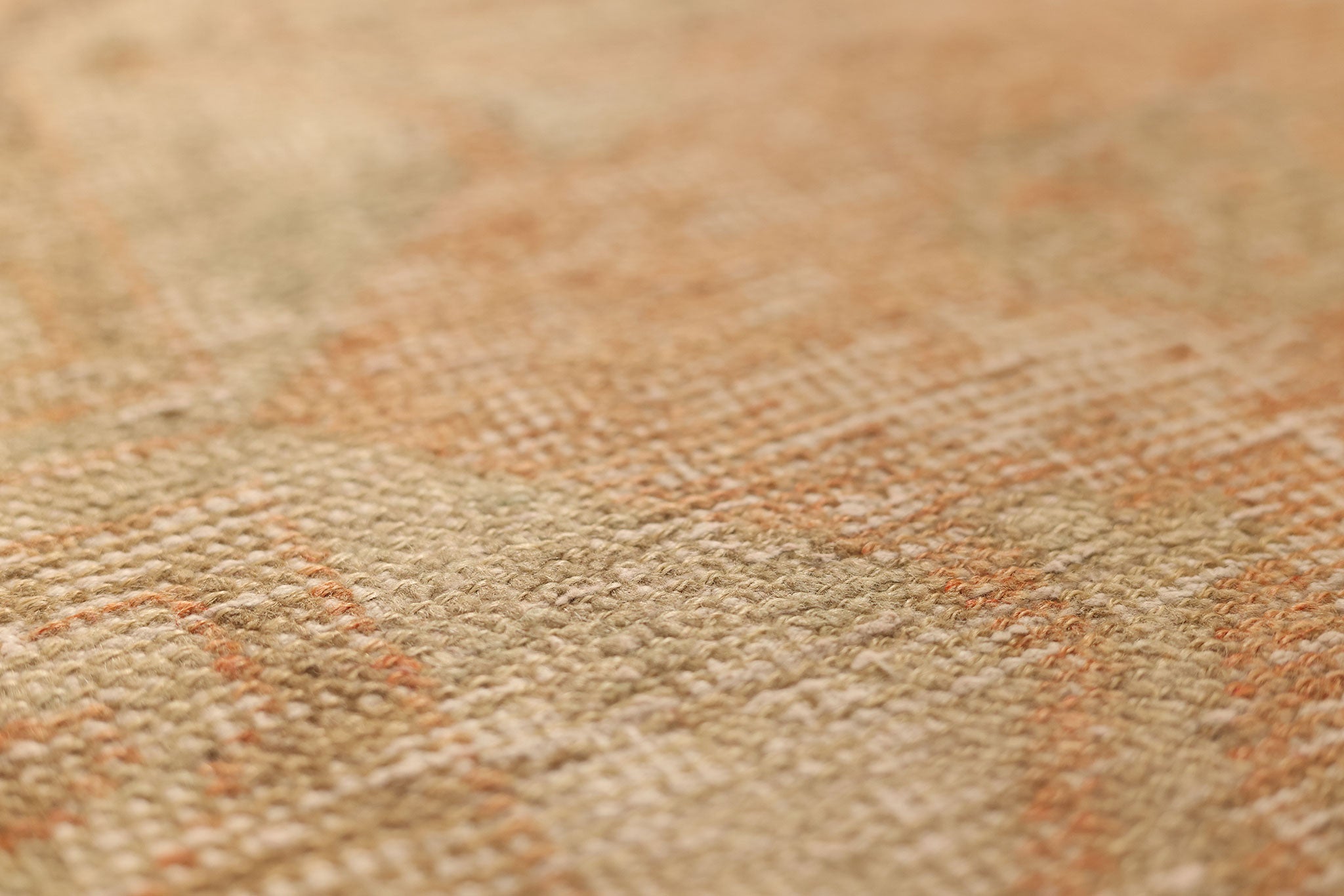 Vintage Malatya Turkish Runner Rug 2x11 ft — Orange & Brown Geometric (No. 21220)