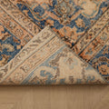 Vintage Isparta Turkish Runner Rug 2x10 ft — Orange & Blue Floral (No. 21223)