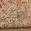 Vintage Isparta Turkish Runner Rug 2x10 ft — Pink & Beige Distressed