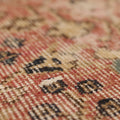 Vintage Isparta Turkish Runner Rug 2x10 ft — Pink & Beige Distressed
