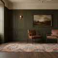 Turkish Runner Rug in a styled room