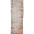 Vintage Isparta Turkish Runner Rug 2x9 ft — Beige & Orange Patchwork