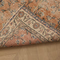 Vintage Isparta Turkish Runner Rug 2x9 ft — Beige & Orange Patchwork