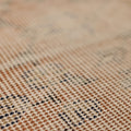 Vintage Isparta Turkish Runner Rug 2x9 ft — Beige & Orange Patchwork