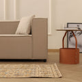 Vintage Isparta Turkish Runner Rug 2x9 ft — Orange Floral