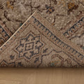 Vintage Isparta Turkish Runner Rug 3x10 ft — Gray Floral