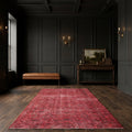 Turkish Runner Rug in a styled room