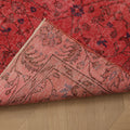 Vintage Isparta Turkish Runner Rug 2x9 ft — Red Overdyed