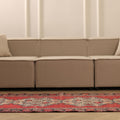Vintage Niğde Turkish Runner Rug 3x9 ft — Red & Beige maximalist
