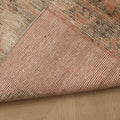 Vintage Malatya Turkish Runner Rug 2x8 ft — Red & Gray Geometric