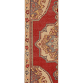 Vintage Nevşehir Turkish Runner Rug 2x8 ft — Red & Beige Floral