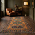 Turkish Runner Rug in a styled room