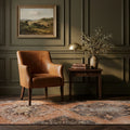 Turkish Runner Rug in a styled room