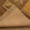 Vintage Malatya Turkish Runner Rug 3x12 ft — Orange & Brown Geometric (No. 23741)