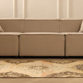 Vintage Konya Turkish Runner Rug 3x10 ft — Beige & Brown Floral