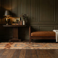 Turkish Runner Rug in a styled room