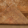 Vintage Malatya Turkish Runner Rug 3x12 ft — Orange & Brown Distressed