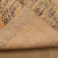 Vintage Manisa Turkish Runner Rug 2x11 ft — Orange & Beige Distressed (No. 23766)