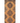 Vintage Konya Turkish Runner Rug 2x7 ft — Orange & Brown Geometric