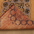 Vintage Konya Turkish Runner Rug 2x7 ft — Orange & Brown Geometric