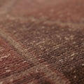 Vintage Malatya Turkish Runner Rug 2x12 ft — Brown & Pink Geometric