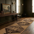Turkish Runner Rug in a styled room