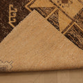 Vintage Malatya Turkish Runner Rug 2x11 ft — Beige & Brown Geometric