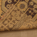 Vintage Konya Turkish Runner Rug 2x10 ft — Beige & Brown Geometric