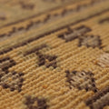 Vintage Konya Turkish Runner Rug 2x10 ft — Beige & Brown Geometric