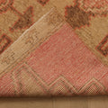 Vintage Malatya Turkish Runner Rug 2x12 ft — Red & Beige Geometric
