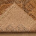 Vintage Malatya Turkish Runner Rug 3x12 ft — Orange & Brown Geometric (No. 24153)